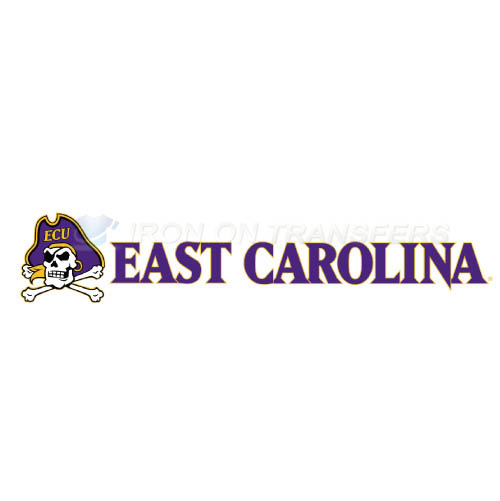 East Carolina Pirates Logo T-shirts Iron On Transfers N4311 - Click Image to Close